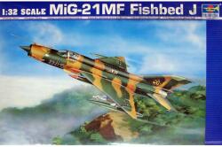 Trumpeter 1/32 Mig-21 MF vadászgép katonai repülőgép modell (TRU02218)