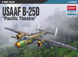Academy Models 1/48 USAAF B-25D Pacific Theatre bombázó repülőgép modell (AC12328)