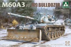  1/35 M60A3 W/M9 Bulldozer tank tolólapát kiegészítéssel katonai jármű modell