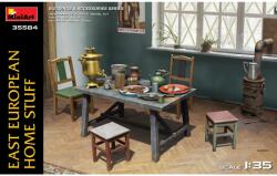 MiniArt Models 1/35 Kelet europai lakberendezési tárgyak épület modell kiegészítő szett