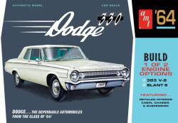 ROUND2 AMT 1/25 1964 Dodge 330 kocsi modell (AMT1366)