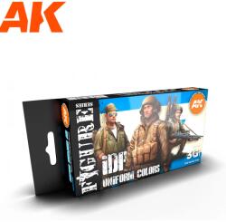 AK Interactive Figure IDF Uniform Colors akrilfesték készlet 6x 17ml (AK11631)