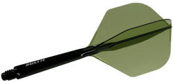 Cuesoul Fluturas si tija darts Cuesoul ROST 77, verde transparent, fluturas Small Standard Wing, tija lunga (CS166512)