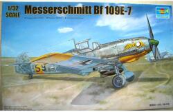 Trumpeter 1/32 Messerschmitt Bf 109E-7 katonai repülőgép modell