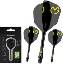 Winmau Fluturas si tija darts Winmau Fusion MvG Pac Man, fluturas tip No6 si tija scurta (8842)