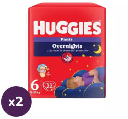 Huggies Overnights Pants 6 15-25 kg 44 db