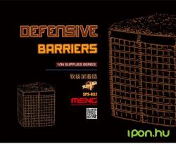 MENG 1/35 Védekező barikád katonai jármű modell kiegészítő