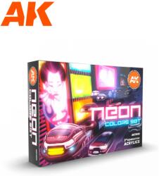 AK Interactive Neon Colors Set neon akrilfesték készlet 6x 17ml (AK11610)