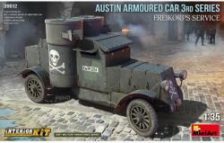 MiniArt Models 1/35 Austin páncélozott kocsi harmadik sorozat Freikorps katonai jármű modell (39012)