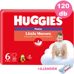 Huggies Little Movers Pants 6 15-25 kg 120 db