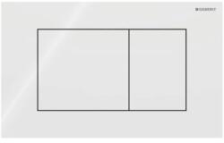 Geberit Sigma40 működtetőlap 2 mennyiséges öblítéshez, square, fehér 115.629. SI. 1 (115.629.SI.1)
