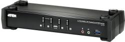 ATEN 4 Portos USB 3.0 4K DisplayPort KVM Switch (CS1924-AT-G) (CS1924-AT-G) (CS1924-AT-G)