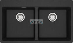 Franke Maris MRG 620-39-39 FTL fekete gránit mosogatótálca távvezérlő nélkül (114.0666. 363)