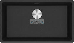 Franke Maris MRG 110-72 fekete gránit mosogatótálca munkalap alá szerelhető távvezérlő nélkül(125.0686. 638)