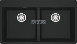 Franke Maris MRG 620-39-39 FTL matt fekete gránit mosogatótálca távvezérlő nélkül (114.0666. 362)