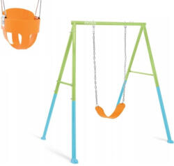 Intex Kerti Hinta Állvánnyal 170x235x200cm (44113) - Stabil Acélvázas Kétszemélyes Hinta Kültérre, Párnázott Üléssel (44113)