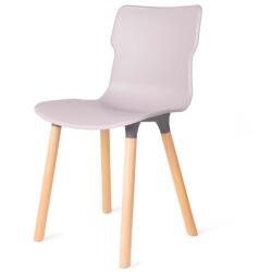 Phoenix Scaun Duo wood Stone 50, 3 x 46, 3 x 80, 9 cm, gri deschis