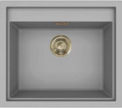 Elleci - Mosogatótálca Sintesi 105 Keratek K99 Dark Grey arany tartozékokkal LKS10599GLD (LKS10599GLD)