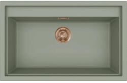 Elleci - Mosogatótálca Sintesi 130 Keratek K82 Sage Green bronz tartozékokkal LKS13082BRZ (LKS13082BRZ)