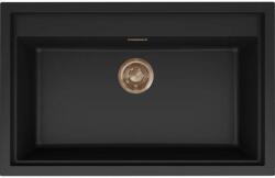 Elleci - Mosogatótálca Sintesi 130 Keratek K86 Black bronz tartozékokkal LKS13086BRZ (LKS13086BRZ)