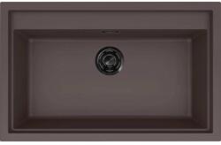 Elleci - Mosogatótálca Sintesi 130 Keratek K87 Cocoa fekete tartozékokk LKS13087BKM (LKS13087BKM)