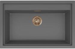 Elleci - Mosogatótálca Sintesi 130 Keratek K99 Dark Grey bronz tartozékokkal LKS13099BRZ (LKS13099BRZ)