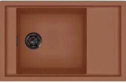 Elleci - Mosogatótálca Sintesi 305 Keratek K83 Clay fekete tartozékokkal LKS30583BKM (LKS30583BKM)