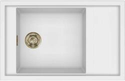 Elleci - Mosogatótálca Sintesi 305 Keratek K96 White arany tartozékokkal LKS30596GLD (LKS30596GLD)