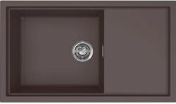 Elleci - Mosogatótálca Sintesi 410 Keratek K87 Cocoa inox tartozékokkal LKS41087 (LKS41087)