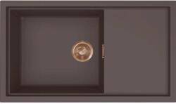 Elleci - Mosogatótálca Sintesi 410 Keratek K87 Cocoa bronz tartozékokkal LKS41087BRZ (LKS41087BRZ)