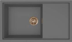 Elleci - Mosogatótálca Sintesi 410 Keratek K99 Dark Grey bronz tartozékokkal LKS41099BRZ (LKS41099BRZ)