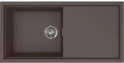 Elleci - Mosogatótálca Sintesi 480 Keratek K87 Cocoa inox tartozékokkal LKS48087 (LKS48087)