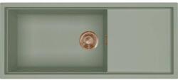 Elleci - Mosogatótálca Sintesi 510 Keratek K82 Sage Green bronz tartozékokkal LKS51082BRZ (LKS51082BRZ)