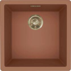 Elleci - Mosogatótálca Zen-F 102 Keratek K83 Cavern Clay arany tartozékokkal LKZ10283F01GLD (LKZ10283F01GLD)