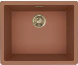 Elleci - Mosogatótálca Zen-F 105 Keratek K83 Cavern Clay arany tartozékokkal LKZ10583F01GLD (LKZ10583F01GLD)