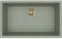 Elleci - Mosogatótálca Zen-F 130 Keratek K82 Sage Green arany tartozékokkal LKZ13082F01GLD (LKZ13082F01GLD)