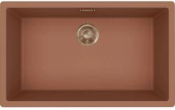 Elleci - Mosogatótálca Zen-F 130 Keratek K83 Cavern Clay bronz tartozékokkal LKZ13083F01BRZ (LKZ13083F01BRZ)