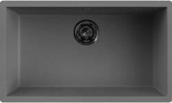 Elleci - Mosogatótálca Zen-F 130 Keratek K99 Dark Grey fekete tartozékokkal LKZ13099F01BKM (LKZ13099F01BKM)