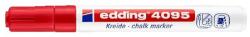edding Folyékony kréta EDDING 4095 vágott 2-3 mm piros (7580140001) - mystock