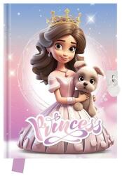 Junior Emlékkönyv JUNIOR Princess szív alakú lakattal (DBL36-G24) - mystock