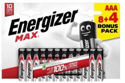 Energizer Elem mikro ENERGIZER "Max" AAA 8+4 darabos (EMAAAB8+4N) - tonerpiac