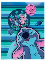COOLPACK Gumis mappa COOLPACK Lilo és Stitch A/4 kék csíkos mintás (R74784PTR) - tonerpiac