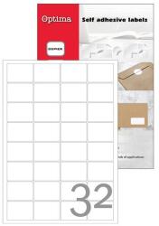 Optima Etikett OPTIMA 32124 47, 5x35mm 3200 címke/doboz 100 ív/doboz (32124) - tonerpiac