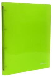 eCollection Gyűrűskönyv E-COLLECTION A/4 20 mm 4 gyűrű PP zöld (2-610) - tonerpiac