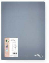 Spoko Gyűrűskönyv SPOKO ReLeaf PP A/4 35 mm 4 gyűrű SoftTouch szürke (S112541201) - tonerpiac