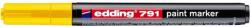 edding Lakkmarker, 1-2 mm, PCR, EDDING "791", sárga (TED791SPCR) - tintasziget