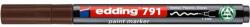 edding Lakkmarker, 1-2 mm, EDDING "791", barna (TED791BPCR) - tintasziget