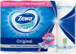 Zewa Papírtörlő konyhai 2 rétegű átmérő: 10 cm 45 lap/10, 3 méter/tekercs 4 tekercs/csomag Wish&Weg Original Zewa_fehér (C38610_31000584)