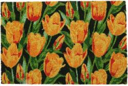 4home Orange tulips kókusz lábtörlő, 39 x 59 cm