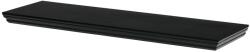 Autronic P-025 falipolc, fekete matt, fekete, 80 cm